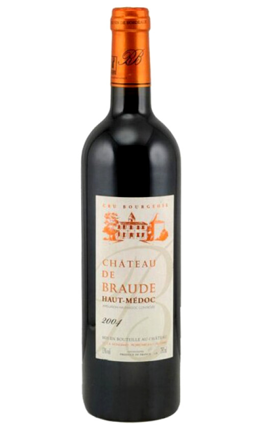 Вино Chateau de Braude Cru Bourgeois Haut-Medoc 2004