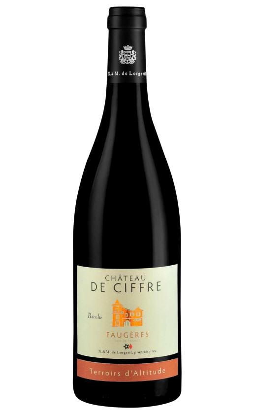 Wine Chateau De Ciffre Terroirs Daltitude Faugeres 2015