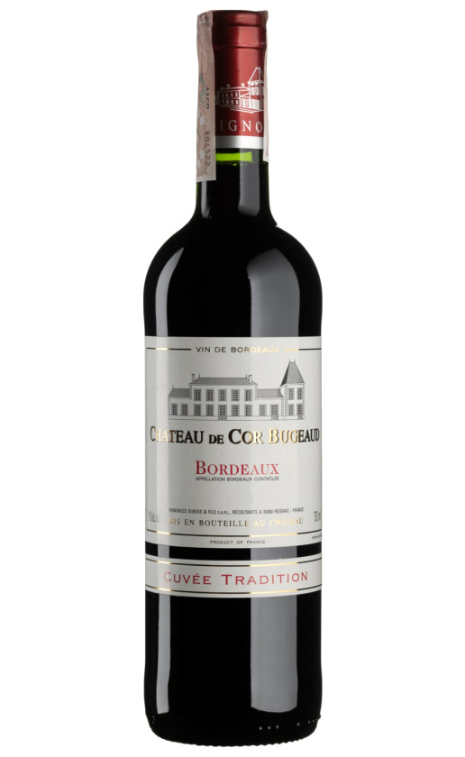 Вино Chateau de Cor Bugeaud Cuvee Tradition Rouge Bordeaux
