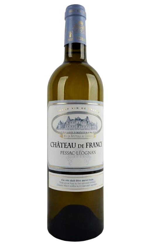 Wine Chateau De France Blanc Pessac Leognan 2014