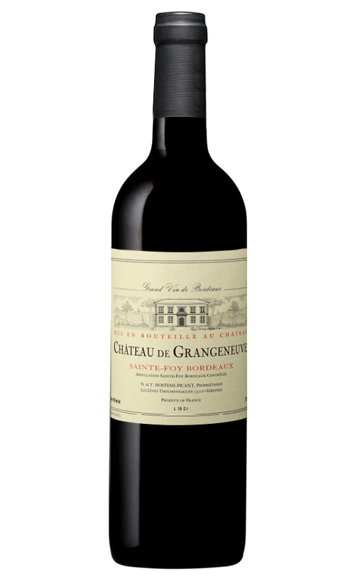 Wine Chateau De Grangeneuve Rouge Sainte Foy Bordeaux 2014