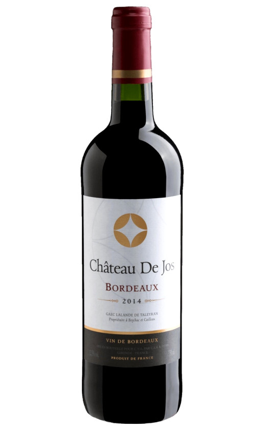 Wine Chateau De Jos Bordeaux 2014