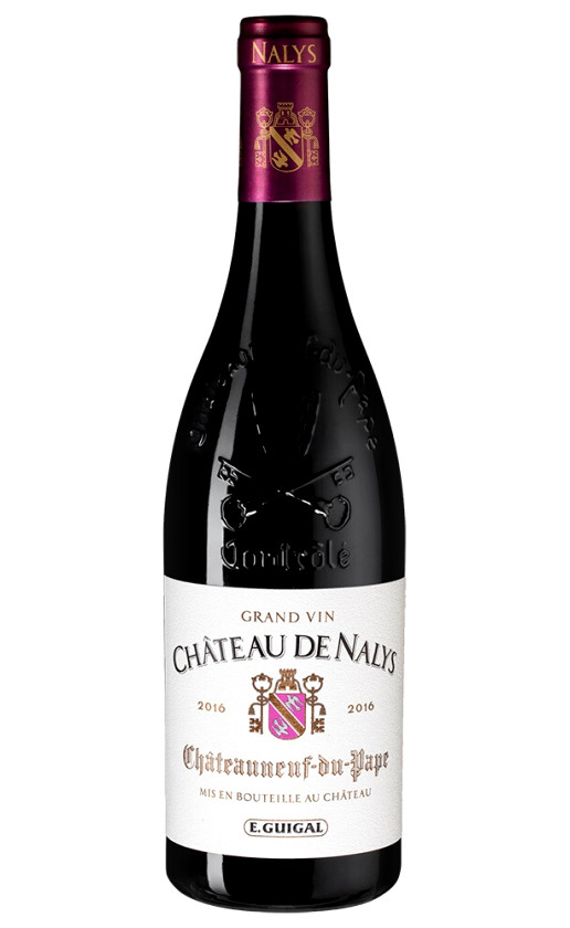 Вино Chateau de Nalys Rouge Chateauneuf-du-Pape 2016