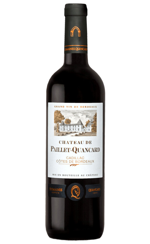 Wine Chateau De Paillet Quancard Cadillac Cotes De Bordeaux 2015