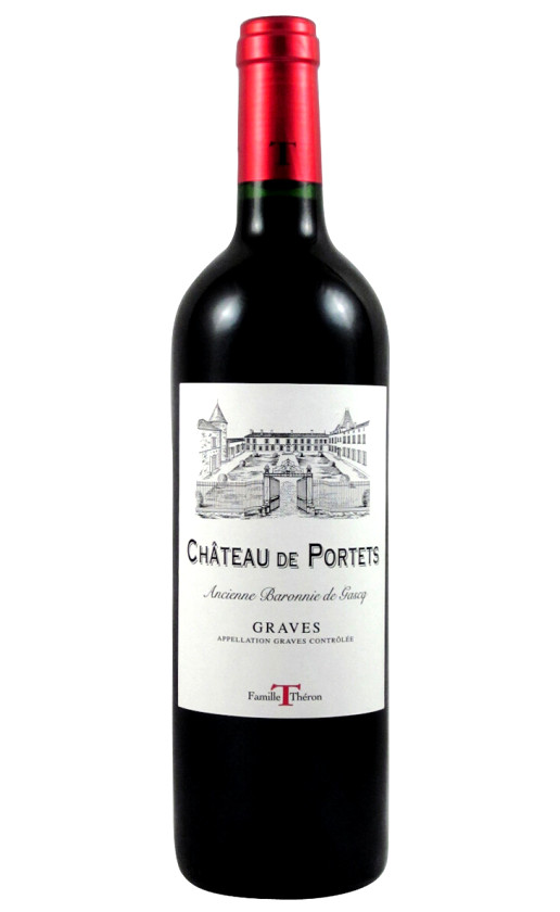 Wine Chateau De Portets Graves Rouge 2015