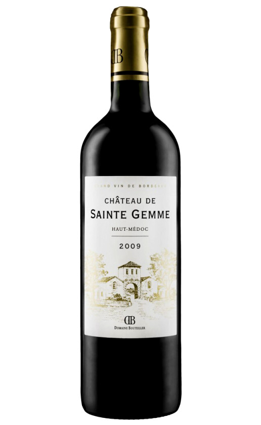 Вино Chateau de Sainte Gemme Haut-Medoc 2009