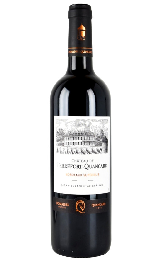 Вино Chateau de Terrefort-Quancard Bordeaux Superieur 2018