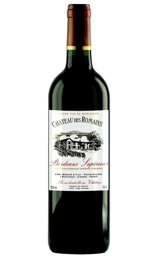 Wine Chateau Des Romains Bordeaux Superieur 2015