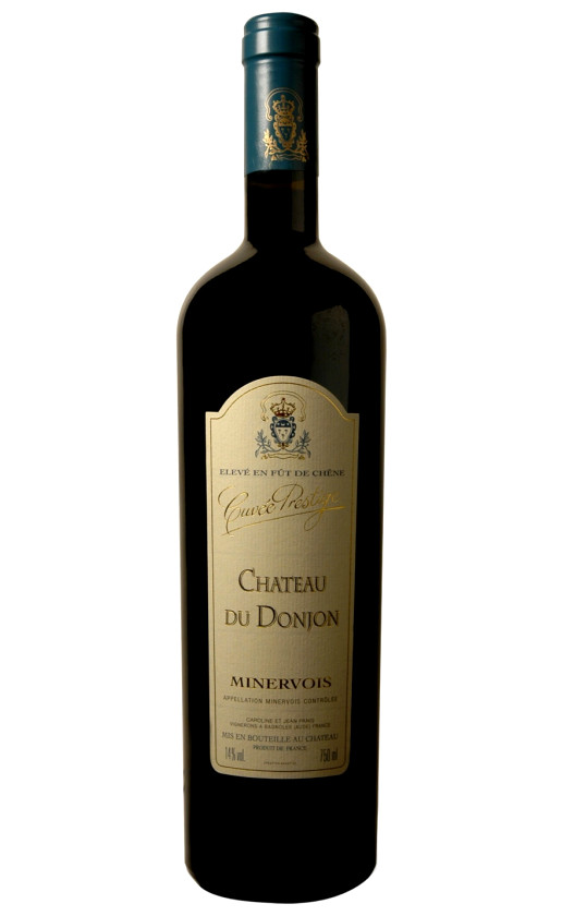 Wine Chateau Du Donjon Cuvee Prestige Minervois 2012