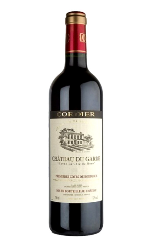 Wine Chateau Du Gard Cuve La Cote De Mons Premieres Cotes De Bordeaux 2008