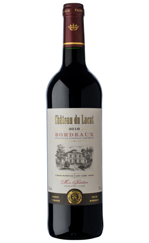 Wine Chateau Du Lucat Bordeaux 2016