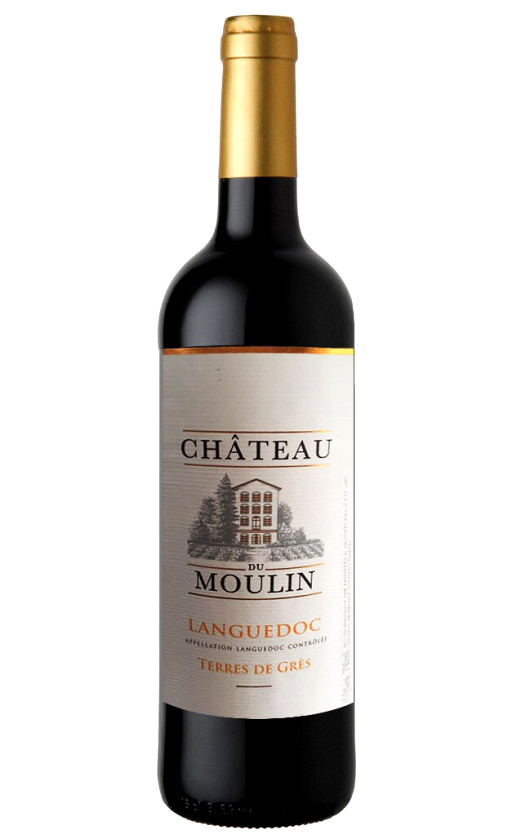 Wine Chateau Du Moulin Terres De Gres Languedoc 2015