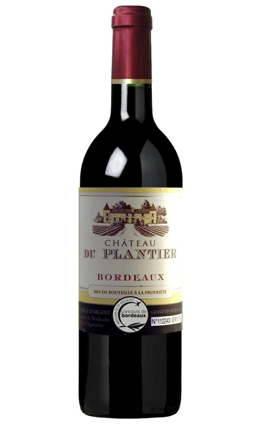 Wine Chateau Du Plantier Bordeaux