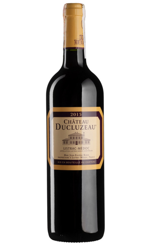 Wine Chateau Ducluzeau Listrac Medoc 2015