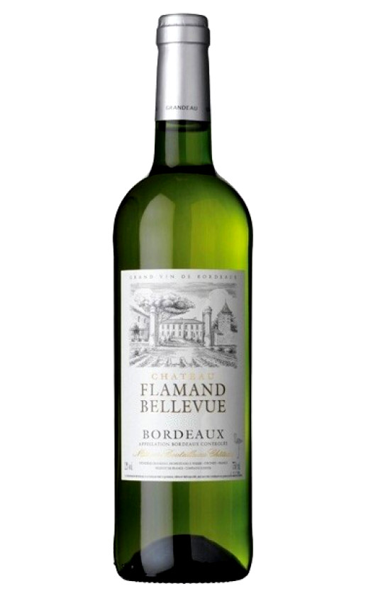 Wine Chateau Flamand Bellevue Blanc Bordeaux 2018