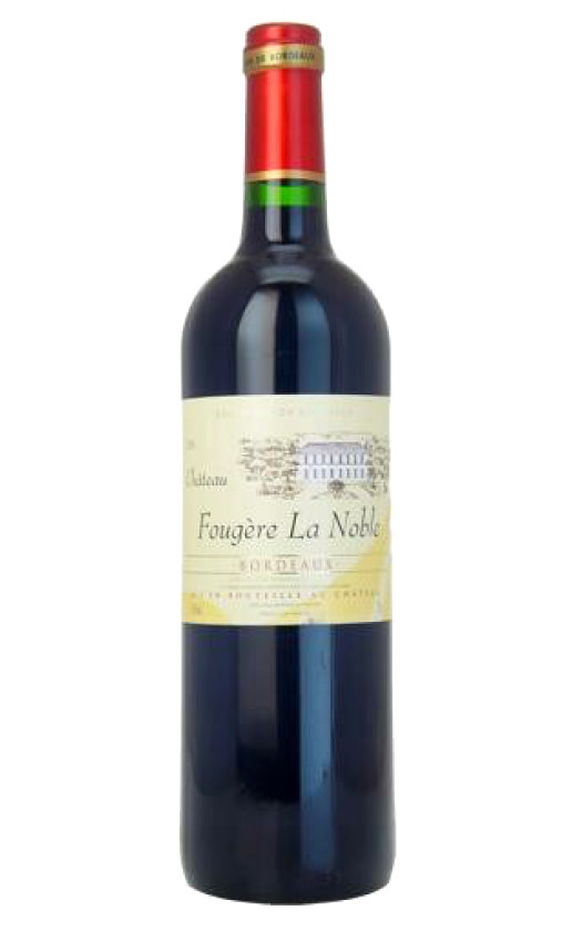 Wine Chateau Fougere La Noble Bordeaux