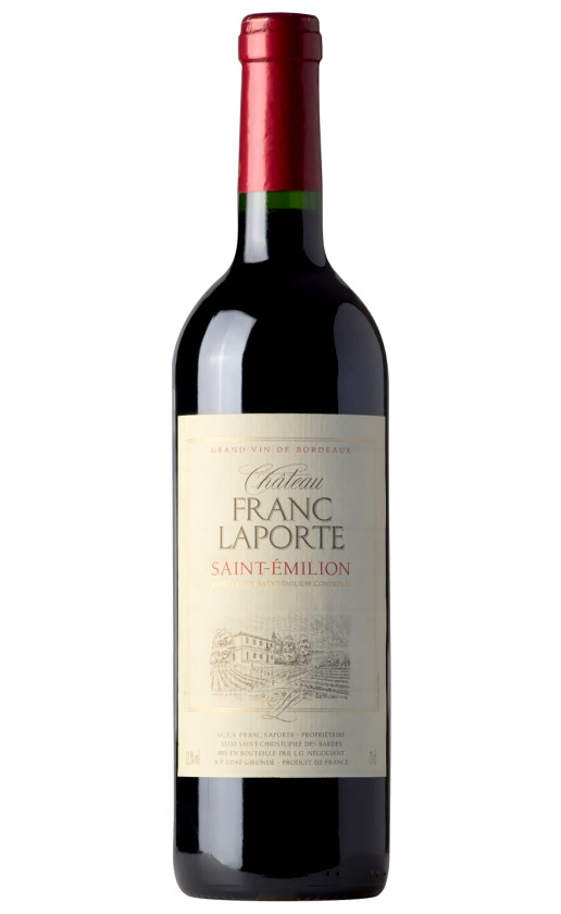 Wine Chateau Franc Laporte Saint Emilion 2015