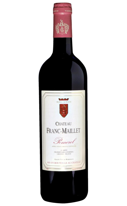 Вино Chateau Franc Maillet Pomerol 2013