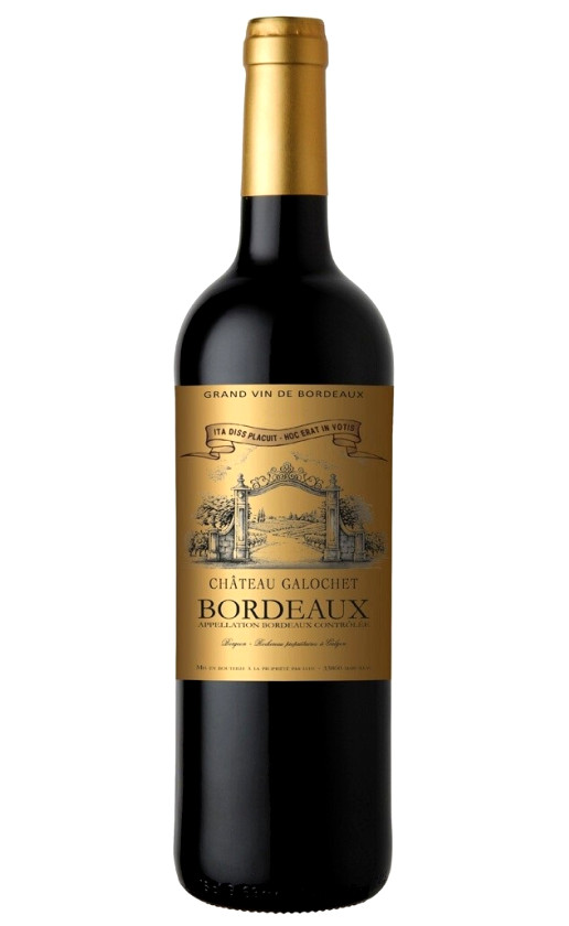 Вино Chateau Galochet Bordeaux 2014