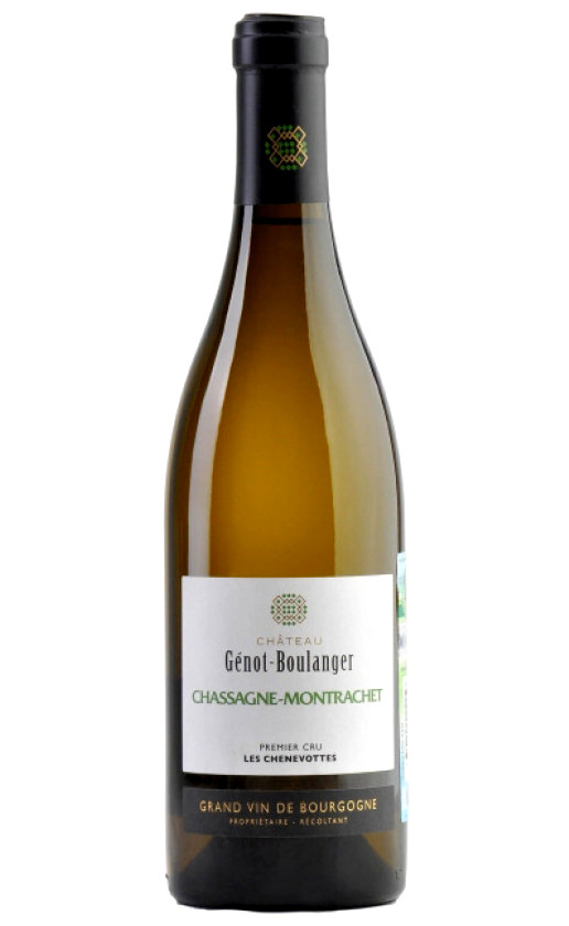 Wine Chateau Genot Boulanger Chassagne Montrachet Premier Cru Les Chenevottes 2007