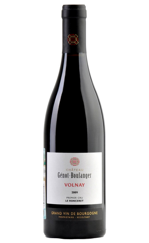 Вино Chateau Genot-Boulanger Volnay Premier Cru Le Ronceret 2009