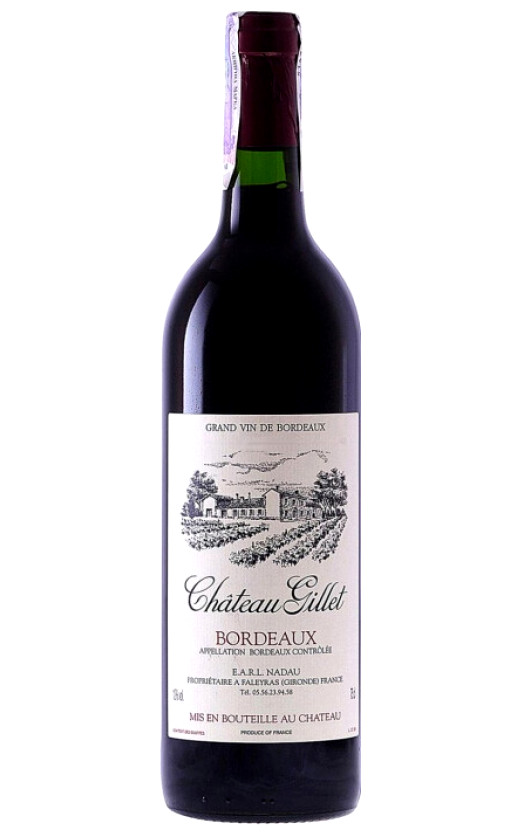 Вино Chateau Gillet Bordeaux