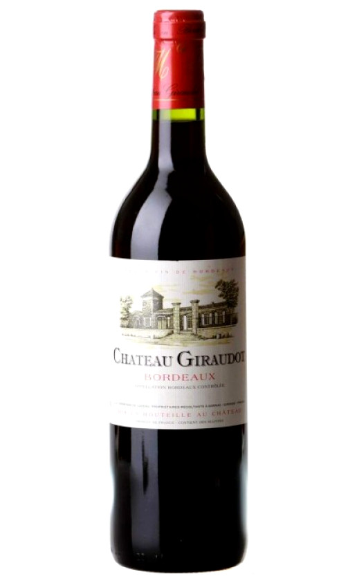 Wine Chateau Giraudot Rouge Bordeaux 2008