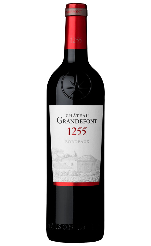 Wine Chateau Grandefont 1255 Bordeaux
