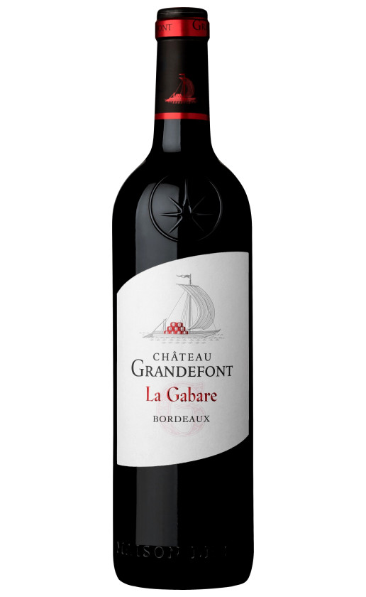 Wine Chateau Grandefont La Gabare Bordeaux