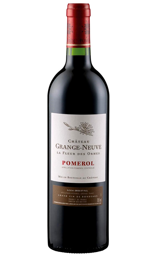 Вино Chateau Grange-Neuve La Fleur des Ormes Pomerol 2018