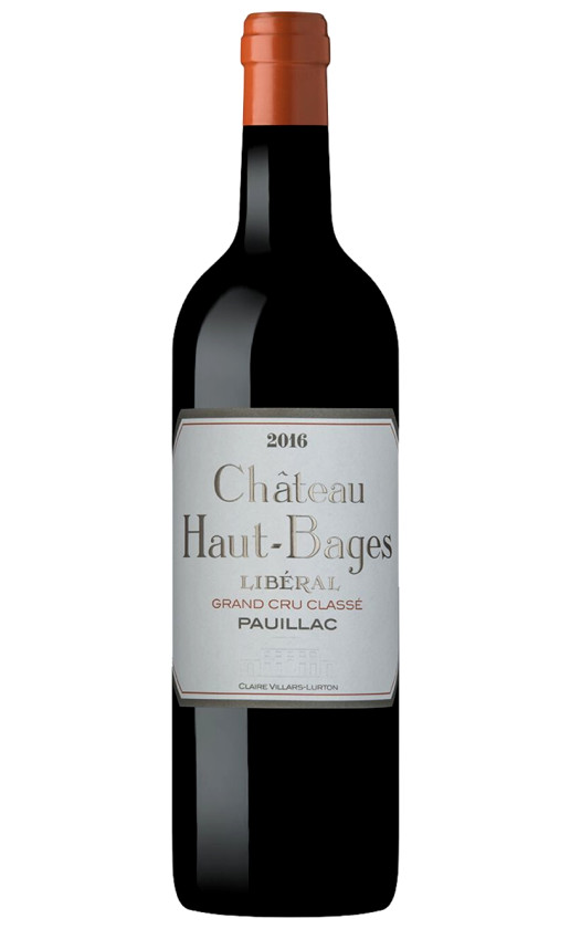 Вино Chateau Haut-Bages Liberal Grand Cru Classe Pauillac 2016