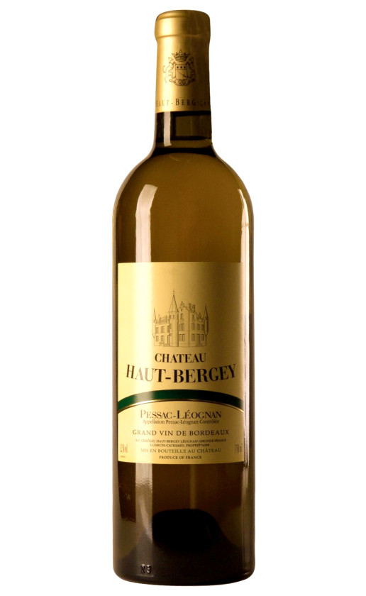 Wine Chateau Haut Bergey Blanc Pessac Leognan 2016