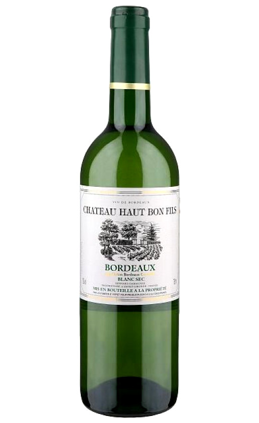 Wine Chateau Haut Bon Fils Blanc Bordeaux