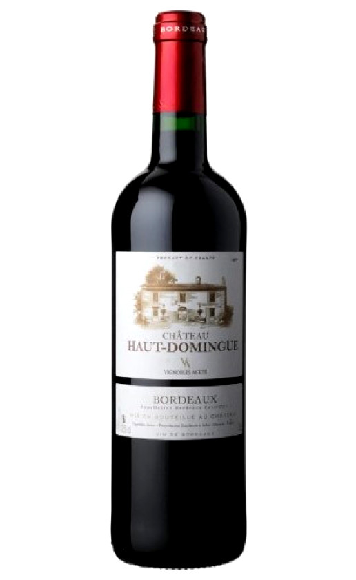 Wine Chateau Haut Domingue Bordeaux Superieur 2012
