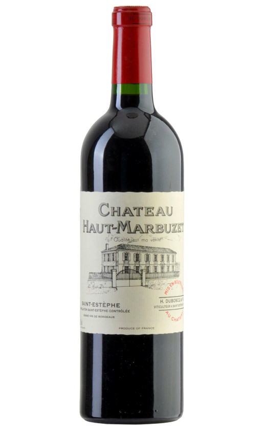 Wine Chateau Haut Marbuzet St Estephe 2014