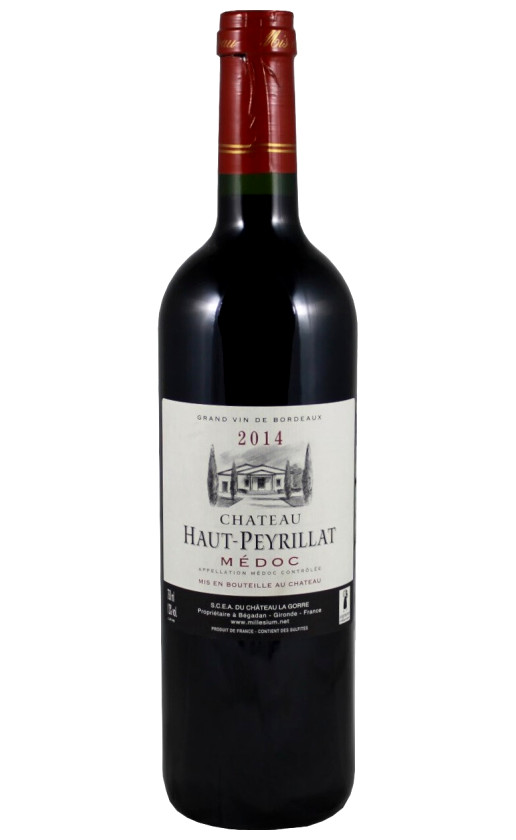 Wine Chateau Haut Peyrillat Medoc 2014
