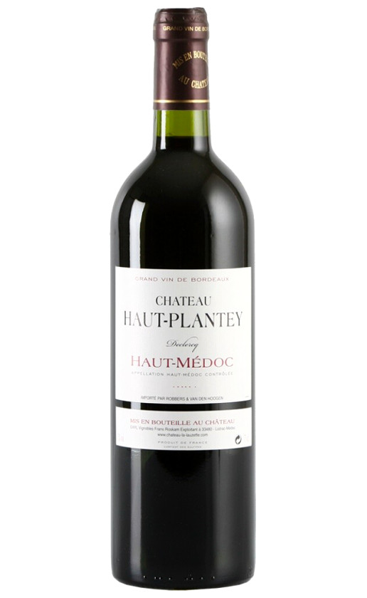 Вино Chateau Haut-Plantey Haut-Medoc 2012