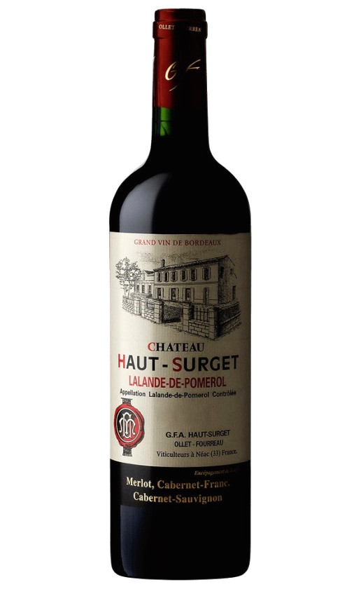 Вино Chateau Haut-Surget Lalande-de-Pomerol 2018