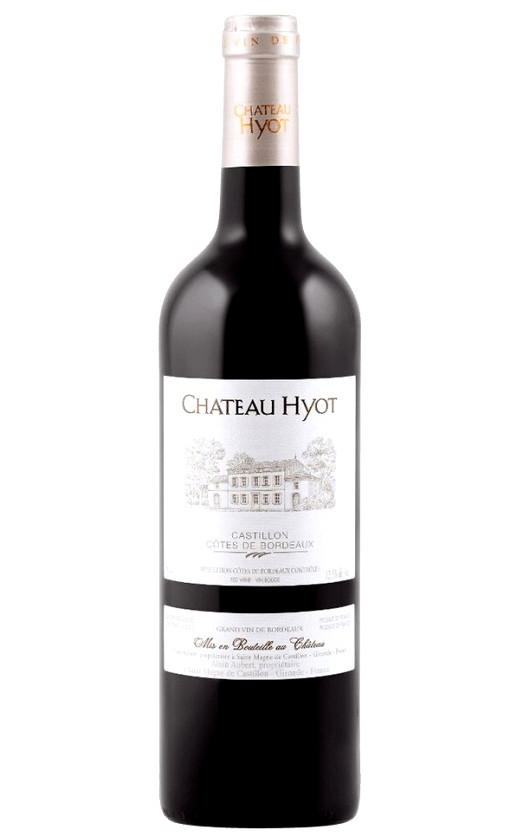 Вино Chateau Hyot Castillon Cotes de Bordeaux 2016