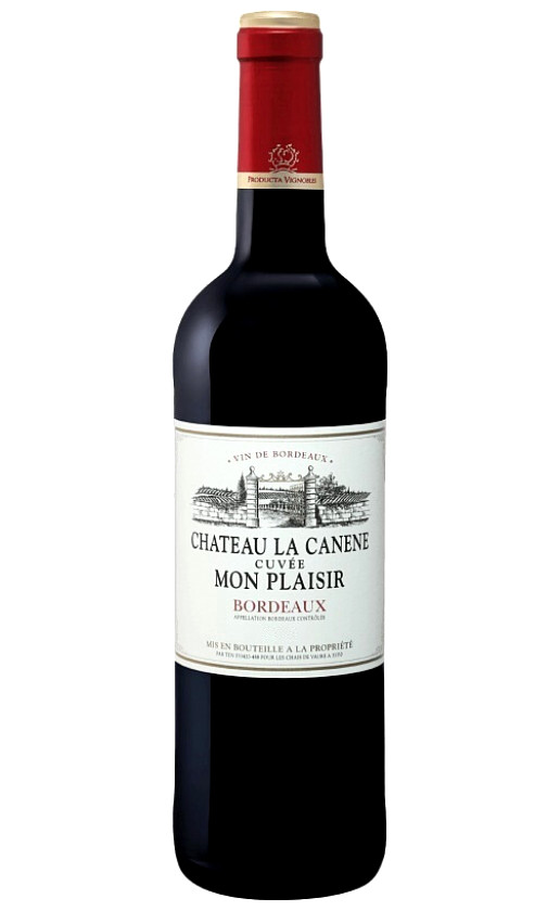 Wine Chateau La Canene Cuvee Mon Plaisir Bordeaux 2016
