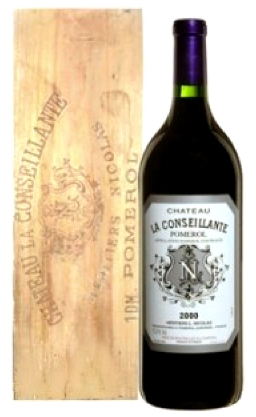 Wine Chateau La Conseillante Pomerol 2000 Box