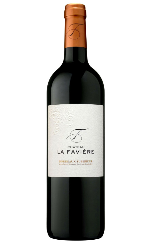 Wine Chateau La Faviere Bordeaux Superieur 2015