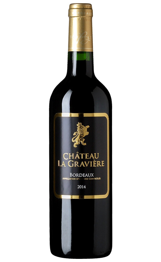 Wine Chateau La Graviere Rouge Bordeaux 2014