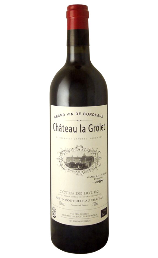 Wine Chateau La Grolet Cotes De Bourg 2016