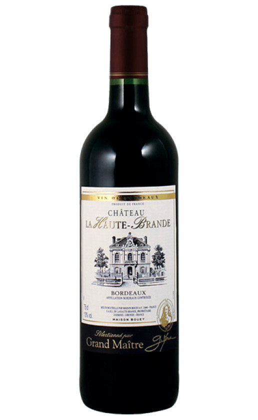 Wine Chateau La Haut Brande Bordeaux 2014