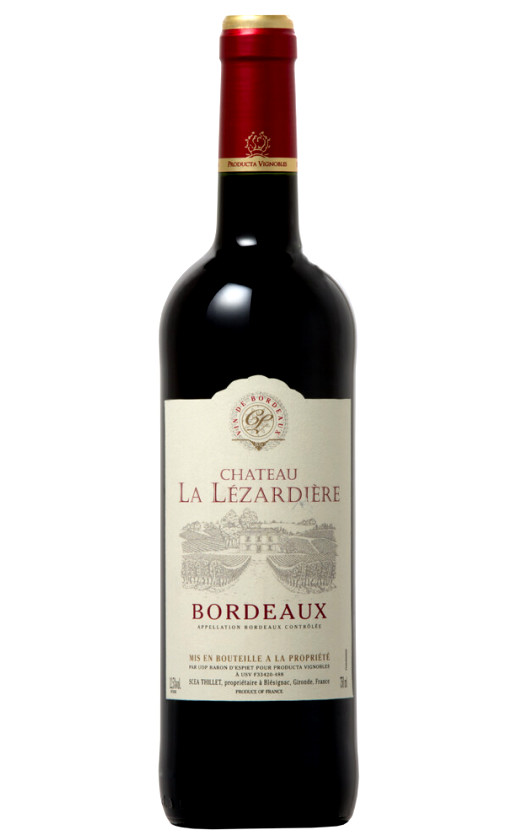 Wine Chateau La Lezardiere Bordeaux