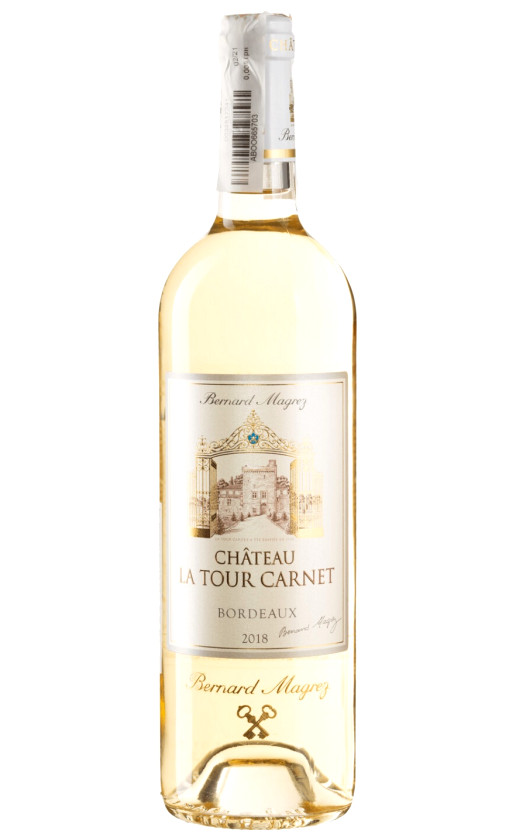 Chateau La Tour Carnet Blanc Bordeaux 2018
