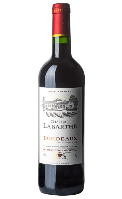 Wine Chateau Labarthe Bordeaux 2018