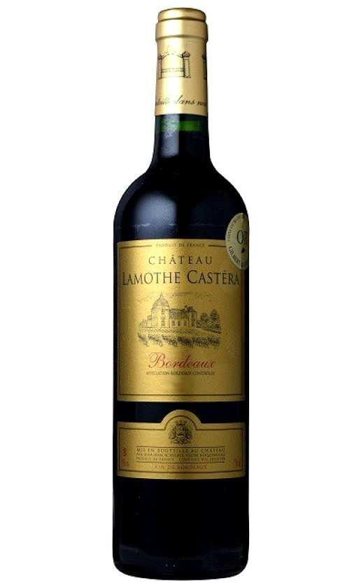 Wine Chateau Lamothe Castera Bordeaux 2016