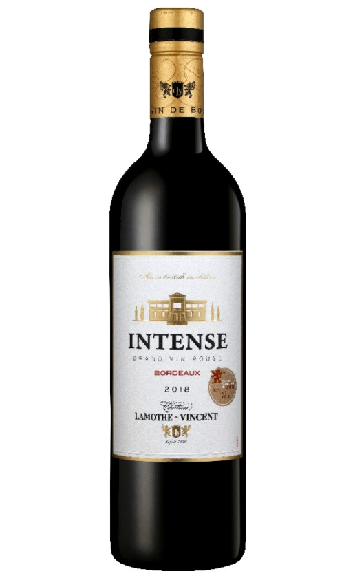 Вино Chateau Lamothe-Vincent Intense Rouge Bordeaux 2018